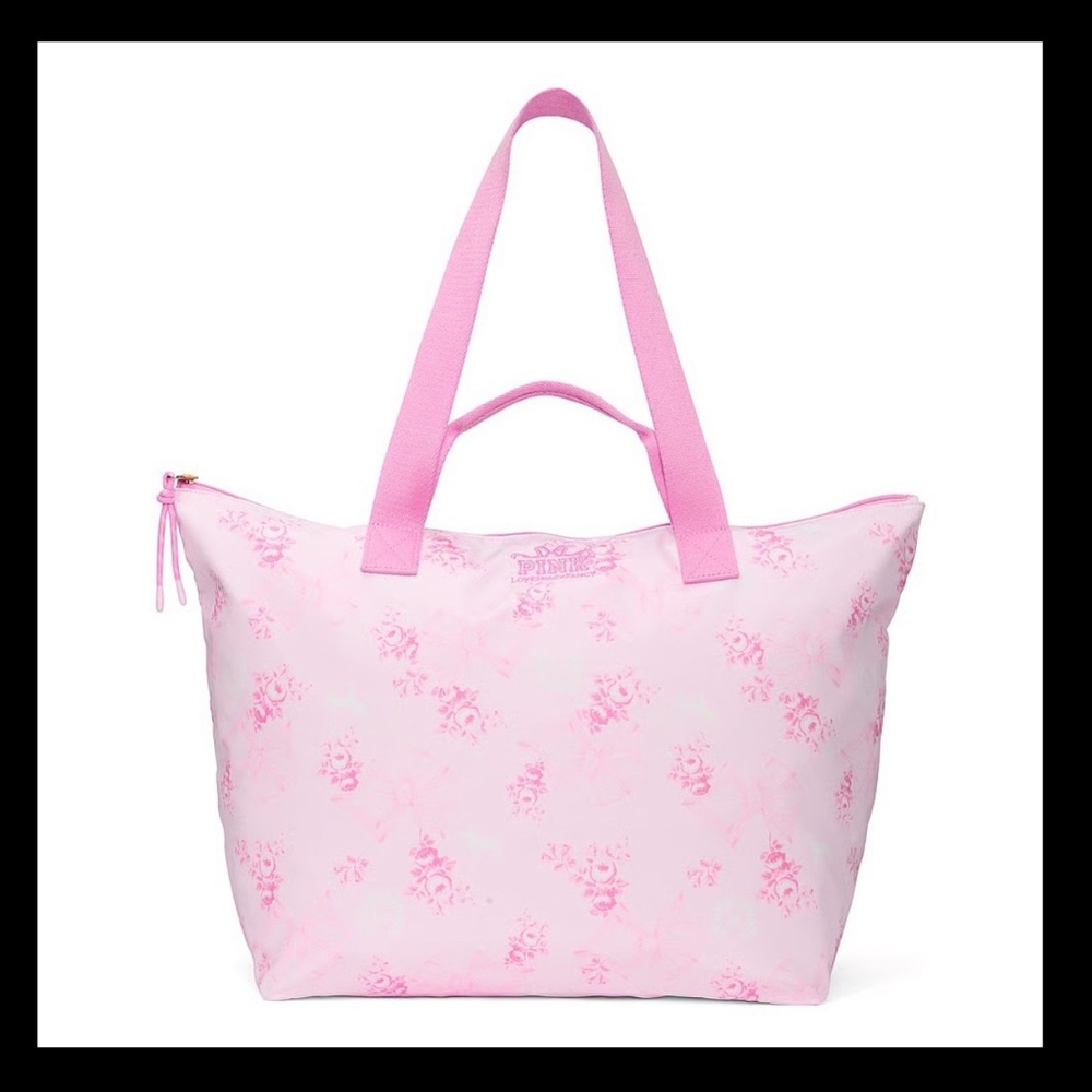 NWT! PINK X LOVESHACKFANCY COLLAB TOTE BAG